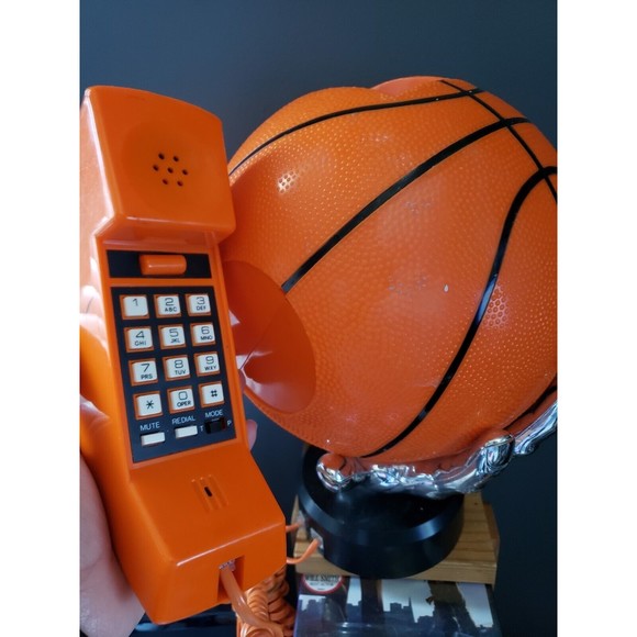 VTG RETRO NBA BASKETBALL LANDLINE PHONE TELEPHONE COLUMBIA TELCOM NO TEAM LOGO - Picture 1 of 2